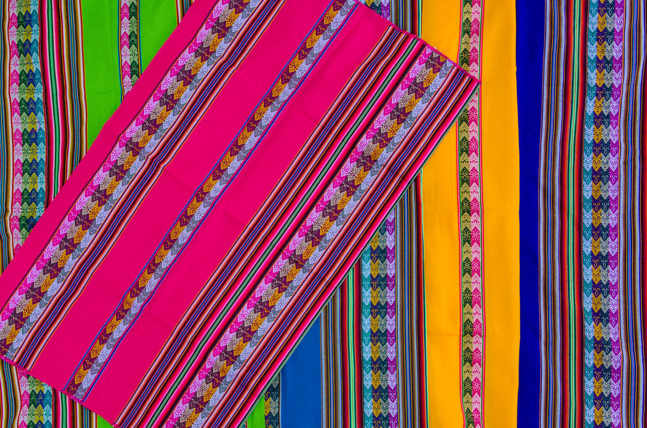 Indianische Decken aus Südamerika 105 x 120 cm